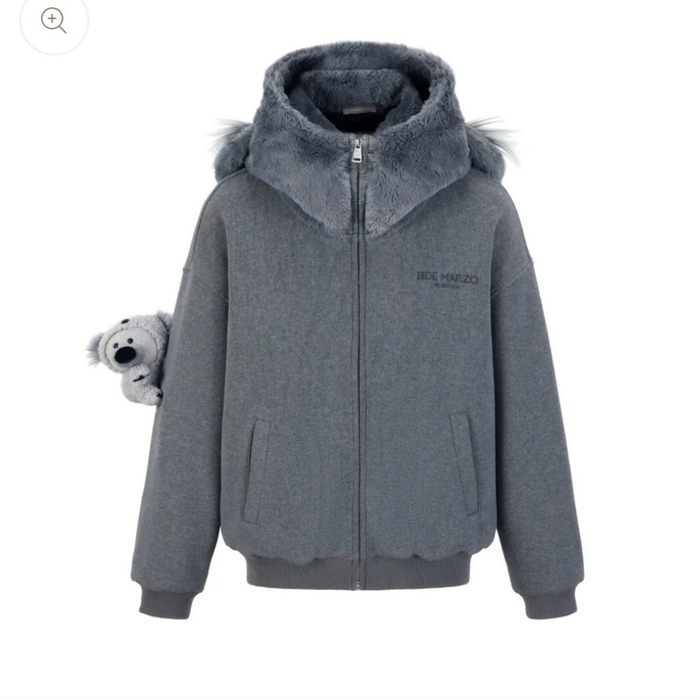 13DE MARZO Unisex Koala Zip Hoodie Melbourne Edition